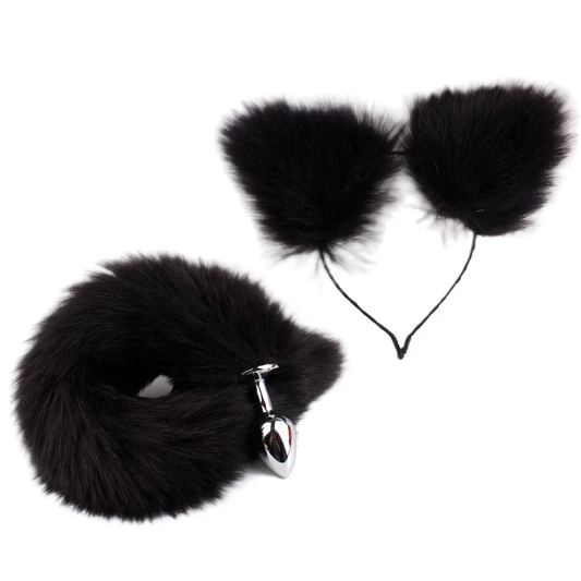 PLUG COLA ZORRO OREJAS TALLA S