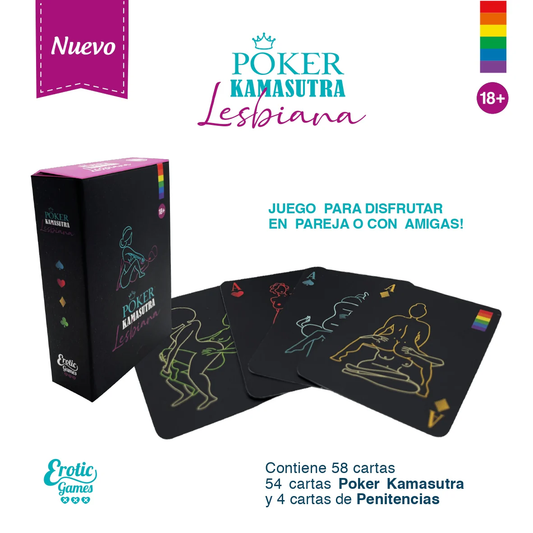 Juego Poker Kamasutra Lesbiana